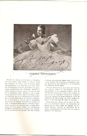 AUTOGRAPHED TEATRO COLON Ballet program, Buenos Aires, 1956 (Giselle - Adam) [Firmado / Signed]