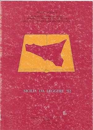 Imagen del vendedor de sicilia da leggere '92 a la venta por Libreria Del Corso