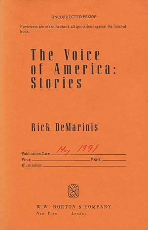 Seller image for The Voice of America Stories for sale by Good Books In The Woods