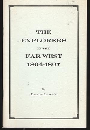 Imagen del vendedor de Explorers of the Far West, 1804-1807 a la venta por Elder's Bookstore