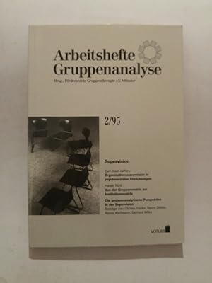 Bild des Verkufers fr Arbeitshefte Gruppenanalyse ; 95,2 Supervision zum Verkauf von ANTIQUARIAT Franke BRUDDENBOOKS