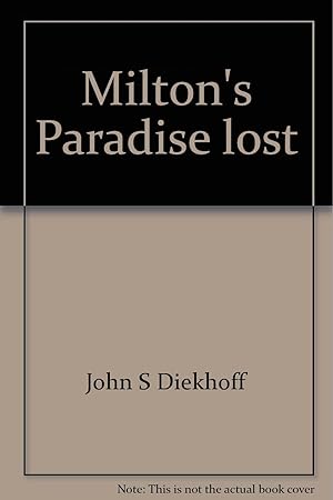 Seller image for Milton's Paradise Lost: A Commentary On The Argument for sale by Kenneth A. Himber