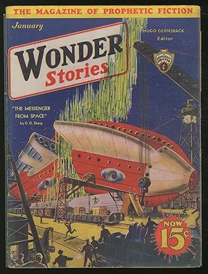 Seller image for [Pulp magazine]: Wonder Stories  " January 1933 (Volume 4, Number 8) for sale by Between the Covers-Rare Books, Inc. ABAA