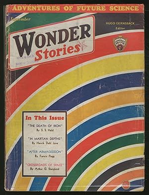 Image du vendeur pour [Pulp magazine]: Wonder Stories  " September 1932 (Volume 4, Number 4) mis en vente par Between the Covers-Rare Books, Inc. ABAA