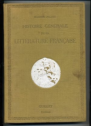 Seller image for HISTOIRE GNRALE DE LA LITTRATURE FRANAISE . Prface de M. Lucien Descaves. for sale by Librairie CLERC