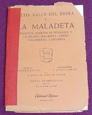 Image du vendeur pour Alto Valle del Esera - I - LA MALADETA mis en vente par LE BOUQUINISTE