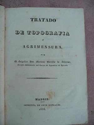 Imagen del vendedor de Tratado De Topografia y Agrimensura a la venta por Reus, Paris, Londres