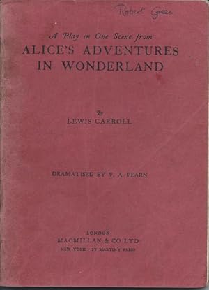 Alice's Adventures in Wonderland; Dramatised