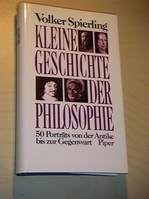 Bild des Verkufers fr Kleine Geschichte der Philosophie. 50 Portrts von der Antike bis zur Gegenwart zum Verkauf von Versandantiquariat Rainer Kocherscheidt