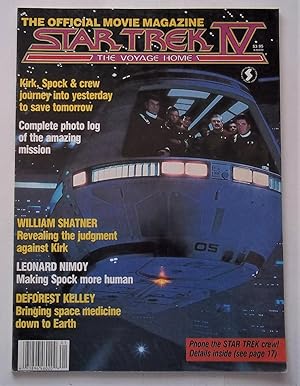 Bild des Verkufers fr Star Trek IV: The Voyage Home Official Movie Magazine (1986) zum Verkauf von Bloomsbury Books