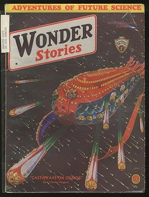 Bild des Verkufers fr [Pulp magazine]: Wonder Stories ? August 1933 (Volume 5, Number 2) zum Verkauf von Between the Covers-Rare Books, Inc. ABAA