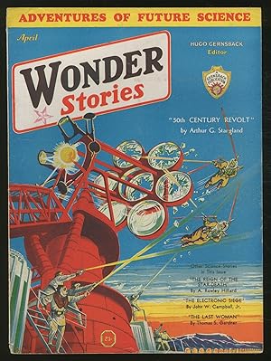 Bild des Verkufers fr [Pulp magazine]: Wonder Stories ? April 1932 (Volume 3, Number 11) zum Verkauf von Between the Covers-Rare Books, Inc. ABAA