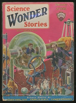 Bild des Verkufers fr [Pulp magazine]: Wonder Stories ? February 1930 (Volume 1, Number 9) zum Verkauf von Between the Covers-Rare Books, Inc. ABAA