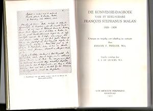 Seller image for Die Konvensie- Dagboek Van Sy Edelagbare Francois Stephanus Malan 1908-1909 No. 32 [Afrikaans] for sale by Books Authors Titles