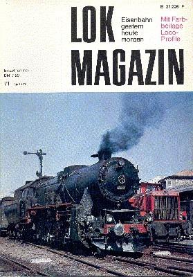 Seller image for Lok Magazin, 72, Juni 1975. Eisenbahn gestern, heute, morgen. for sale by Galerie Joy Versandantiquariat  UG (haftungsbeschrnkt)