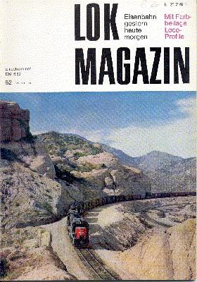 Seller image for Lok Magazin , 62, Oktober 1973. Eisenbahn gestern, heute, morgen. for sale by Galerie Joy Versandantiquariat  UG (haftungsbeschrnkt)