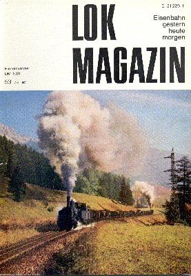 Seller image for Lok Magazin , 53, April 1972. Eisenbahn gestern, heute, morgen. for sale by Galerie Joy Versandantiquariat  UG (haftungsbeschrnkt)