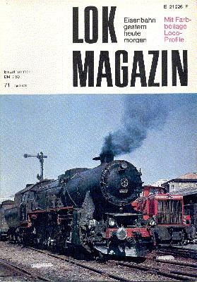 Seller image for Lok Magazin, 71, April 1975. Eisenbahn gestern, heute, morgen. for sale by Galerie Joy Versandantiquariat  UG (haftungsbeschrnkt)