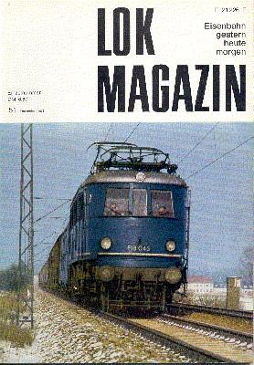 Seller image for Lok Magazin , 51, Dezember 1971. Eisenbahn gestern, heute, morgen. for sale by Galerie Joy Versandantiquariat  UG (haftungsbeschrnkt)