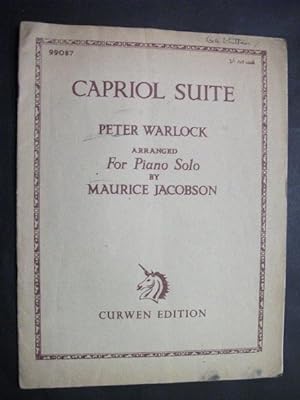 Capriol Suite arranged for Piano Solo by Maurice Jacobson