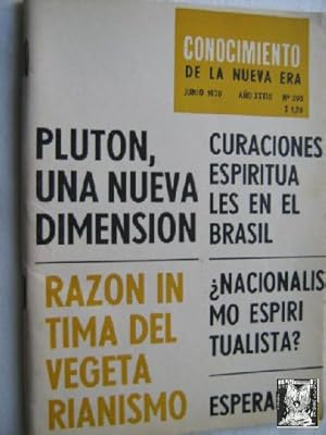 CONOCIMIENTO DE LA NUEVA ERA. Nº 390. 1970. Plutón, una nueva dimensión