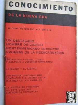 CONOCIMIENTO DE LA NUEVA ERA. Nº 298. 1962. Pruebas reencarnación.