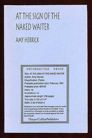 Seller image for At the Sign of the Naked Waiter for sale by Between the Covers-Rare Books, Inc. ABAA