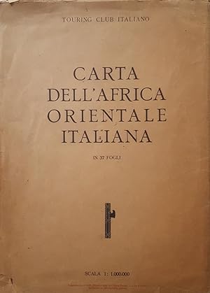 Seller image for Carta dell Africa Orientale Italiana. In 37 fogli. Alla Scala di 1 : 1.000.000 for sale by LIBRERIA PAOLO BONGIORNO