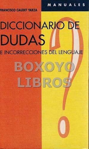 Diccionario de dudas e incorrecciones del lenguaje