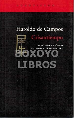 Bild des Verkufers fr Crisantiempo zum Verkauf von Boxoyo Libros S.L.