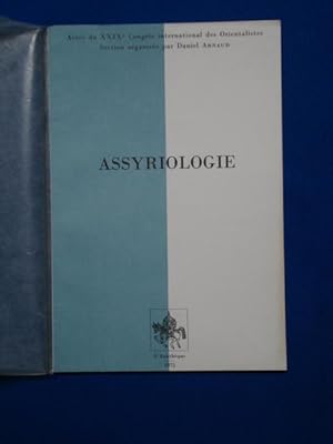 Seller image for Assyriologie for sale by Emmanuelle Morin