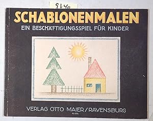 Schablonenmalen Mit Buntstiften. Eine Beschäftigung Für Kinder. Heftausgabe Nr. 1516