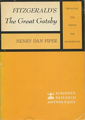 Seller image for Fitzgerald's The Great Gatsby: The Novel, The Critics, The Background for sale by Kenneth A. Himber