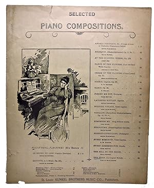 Seller image for SELECTED PIANO COMPOSITIONS, THE SWAN, (Le Cygne) Melody for sale by Rose City Books