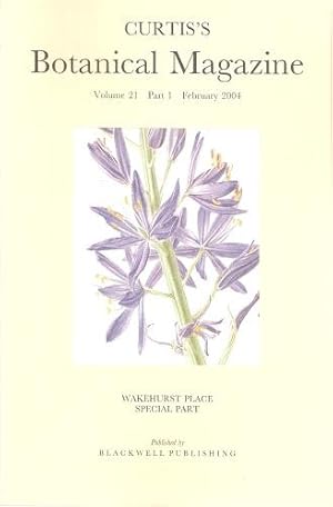 Imagen del vendedor de Curtis's Botanical Magazine Volume 21 Part 1 - Wakehurst Place Special Part. (The Kew Magazine) a la venta por Mike Park Ltd