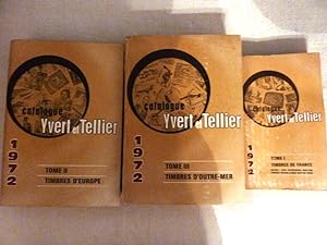 "CATALOGUE YVERT & TELLIER Tome I TIMBRES DE FRANCE 1972 ( Europa - Pays d'expression francaise -...