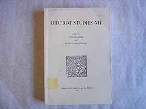 Seller image for Diderot Studies. Volume 12. for sale by Carmarthenshire Rare Books