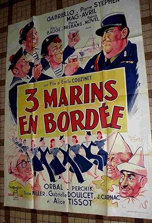 Imagen del vendedor de 3 MARINS EN BORDEE a la venta por Livres 113