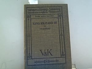 Bild des Verkufers fr The Tragedy of King Richard III (Band 25, Ausgabe B, englischer Schulausgaben) + Anhang + Wrterbuch zum Verkauf von ABC Versand e.K.