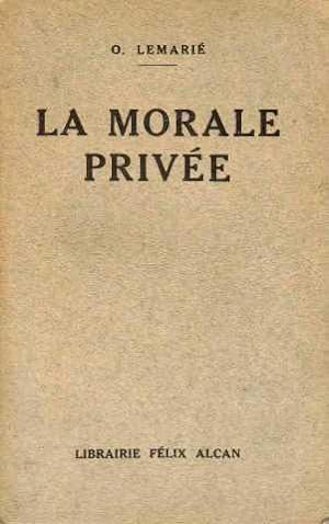 Seller image for La morale prive for sale by crealivres
