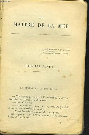 Imagen del vendedor de LE MATRE DE LA MER. a la venta por Le-Livre