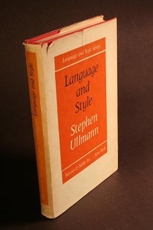 Imagen del vendedor de Language and style, collected papers. a la venta por Steven Wolfe Books