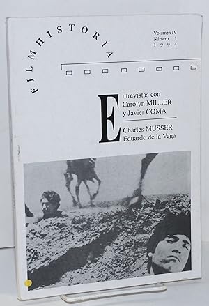 Imagen del vendedor de Film-historia: volumen IV, nmero 1, 1994 a la venta por Bolerium Books Inc.