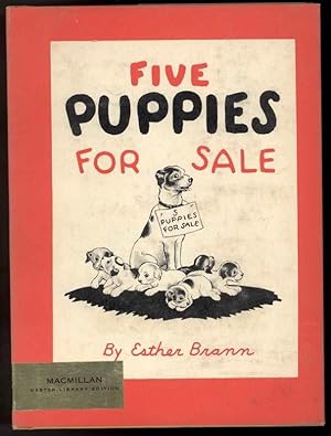 Seller image for FIVE PUPPIES FOR SALE for sale by Windy Hill Books