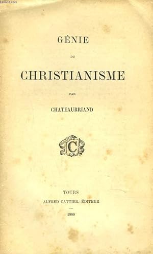 Seller image for GENIE DU CHRISTIANNISME for sale by Le-Livre