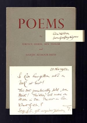 Immagine del venditore per POEMS. Signed venduto da TBCL The Book Collector's Library