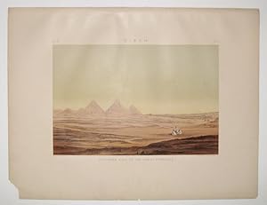 Gizeh. Southern View of the Great Pyramids