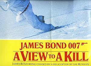 Immagine del venditore per James Bond Film Poster in a Scene from 'A View to a Kill' Starring Roger Moore and Tanya Roberts venduto da Little Stour Books PBFA Member