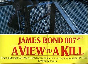 Immagine del venditore per James Bond Film Poster in a Scene from 'A View to a Kill' Starring Roger Moore and Tanya Roberts venduto da Little Stour Books PBFA Member