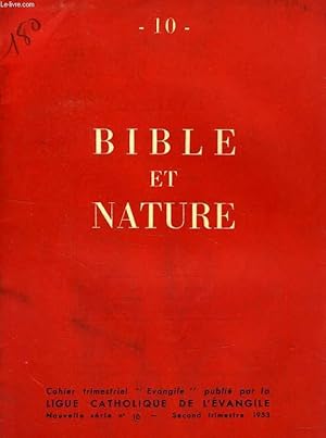 Bild des Verkufers fr EVANGILE, N 10, BIBLE ET NATURE zum Verkauf von Le-Livre